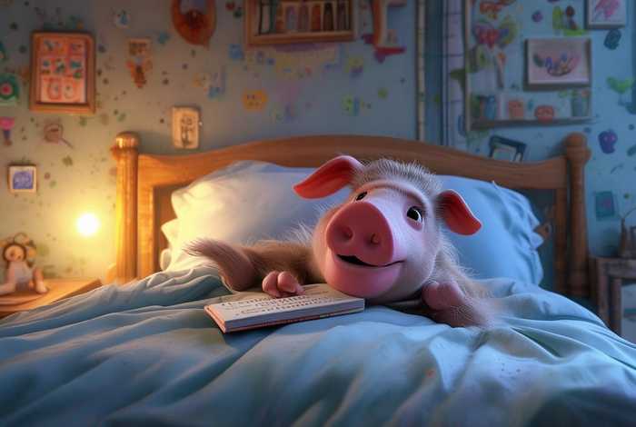 不洗澡的小猪睡前故事；不洗澡的小猪睡前故事图片