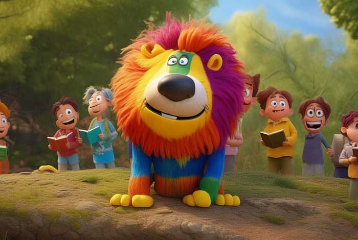 儿童故事笨狮子，故事儿童狮子