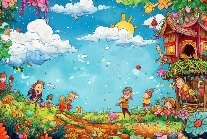 儿童故事绘画作品图片大全 - 儿童故事绘画作品