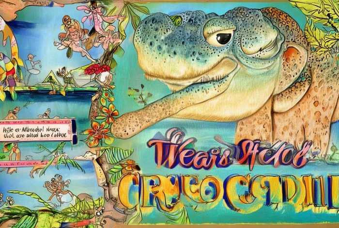 《鳄鱼的眼泪》故事；《鳄鱼的眼泪》故事的手抄报,要有文字和图片