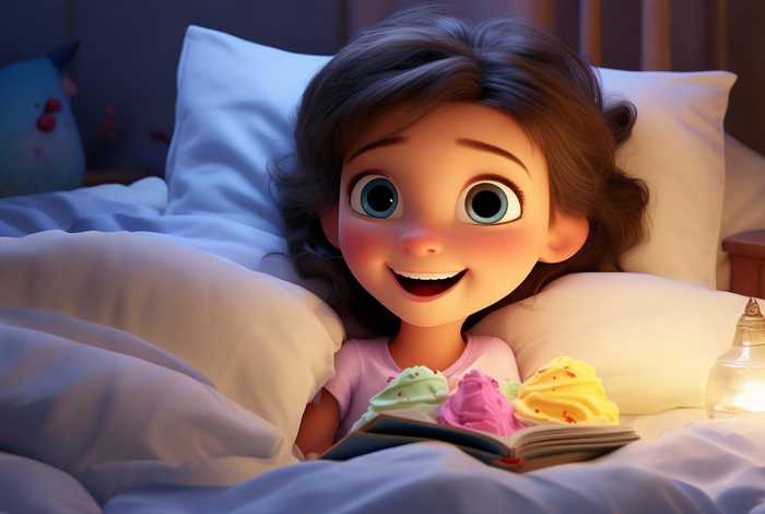 儿童故事冰激凌小姑娘 - 睡前故事冰激凌小姑娘