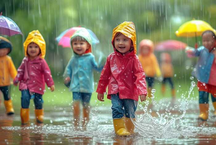 儿童故事下雨；下雨了幼儿故事