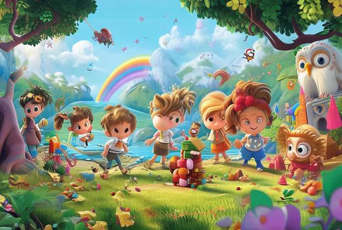 儿童益智童话故事动画片、少儿益智故事视频