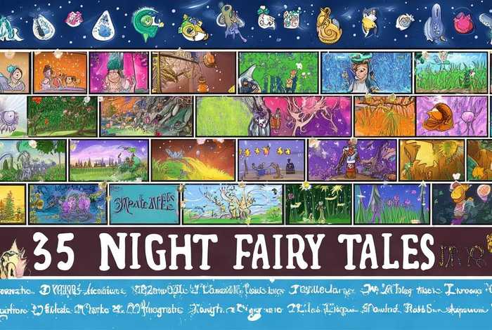 365夜童话故事手抄报；365夜故事手抄报大全