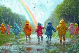 儿童下雨故事大全、幼儿下雨故事