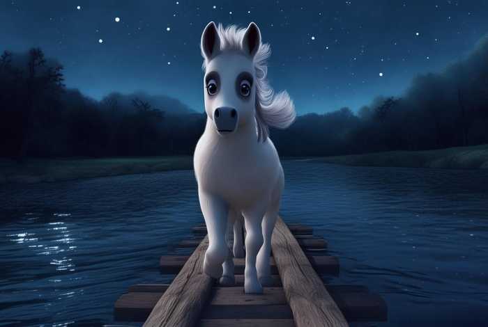 儿童睡前故事小马过河故事，睡前故事,小马过河