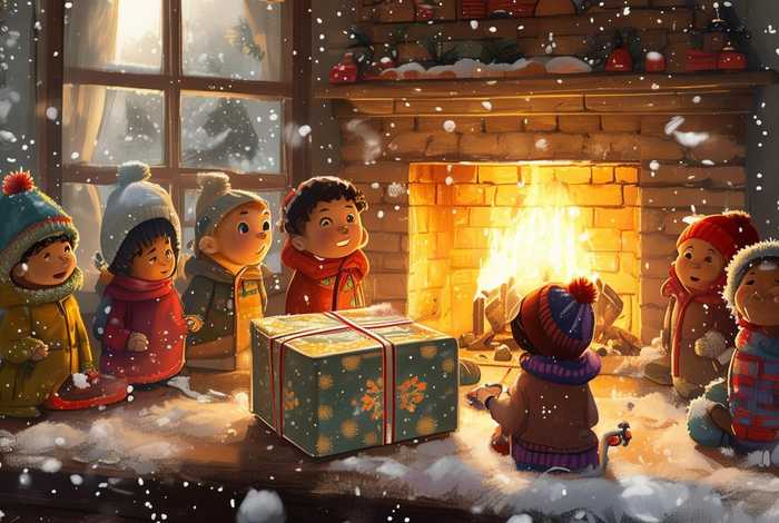 儿童故事冬天的礼物、冬天的礼物幼儿园故事视频