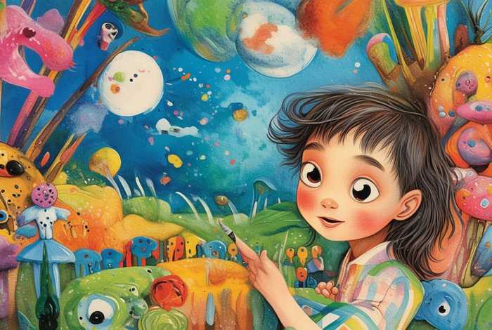 儿童绘画小故事带图，幼儿绘画小故事图画