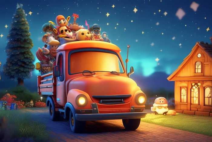 儿童睡前小故事视频卡车、小卡车的睡前故事