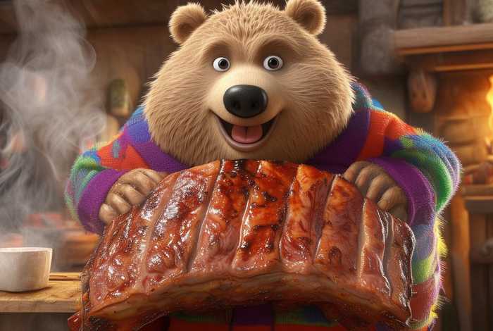 儿童故事爱吃排骨的小动物，什么动物爱吃排骨