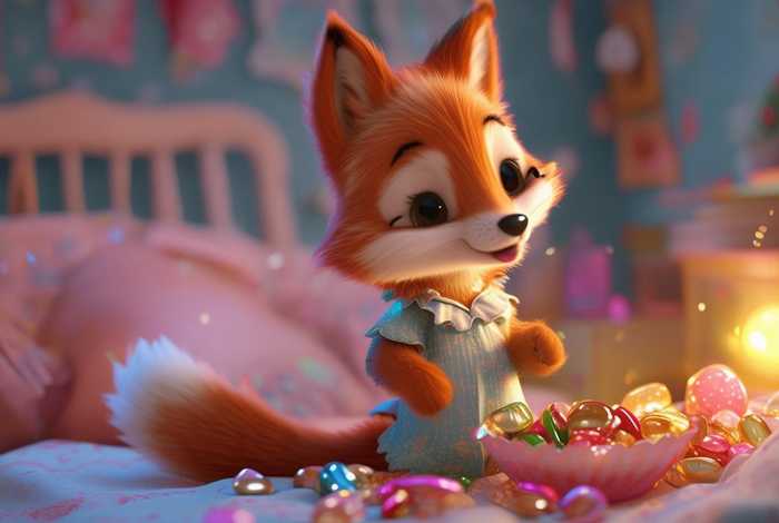 儿童睡前故事书贪吃的小狐狸、贪吃的小狐狸幼儿故事