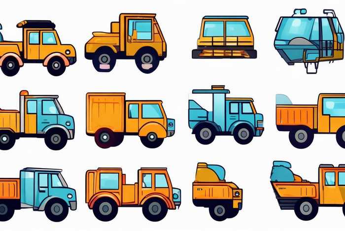 儿童工程车简笔画图片大全可打印，儿童工程车简笔画图片大全可打印版