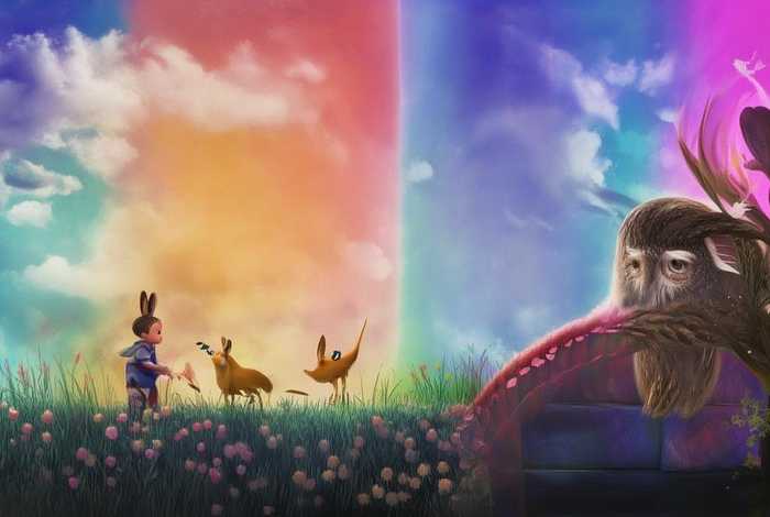 儿童故事白天与黑夜、白天与黑夜的故事(中文版)