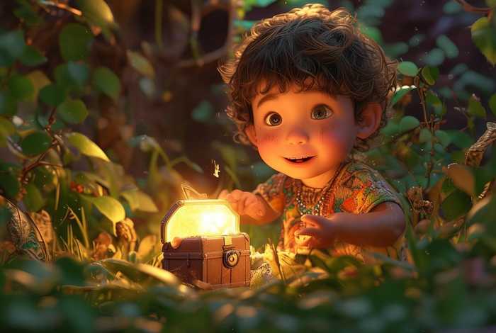 儿童神秘感的图片简单 儿童神秘感的图片简单可爱