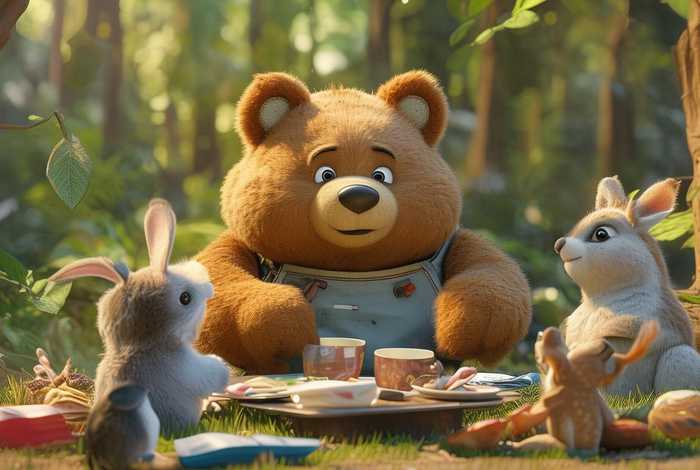 儿童故事小熊请客;小熊请客幼儿故事 儿童故事小熊请客;小熊请客幼儿故事