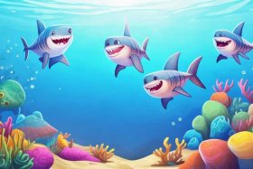 《鲨鱼故事》儿童，鲨鱼幼儿故事