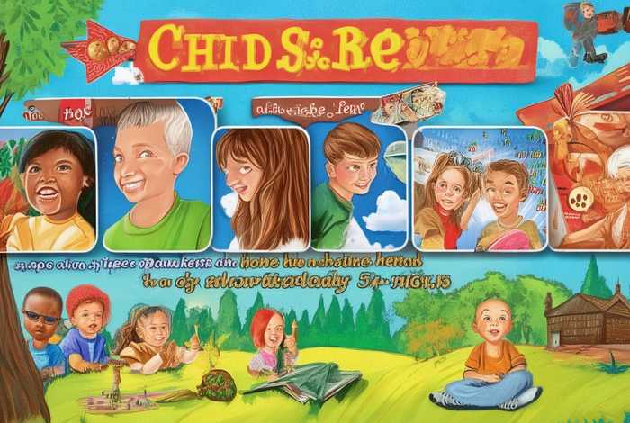 儿童榜样人物；儿童榜样人物宣传画