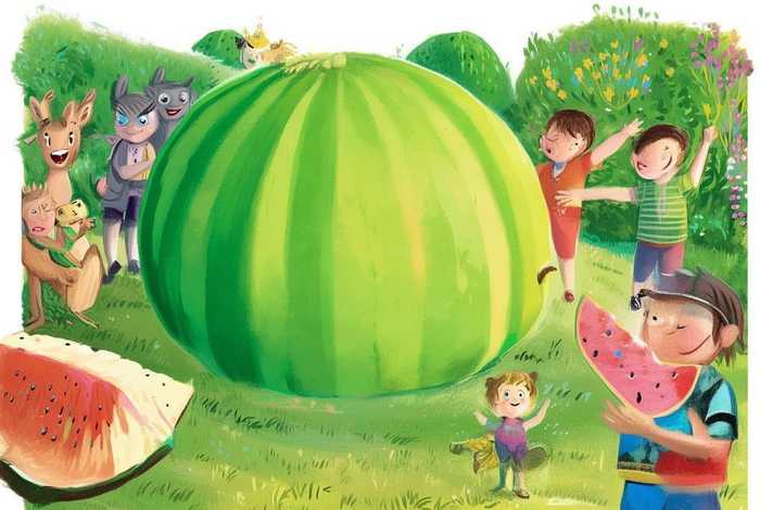 儿童故事谁吃了我的大西瓜（绘本故事 谁吃了我的大饼）