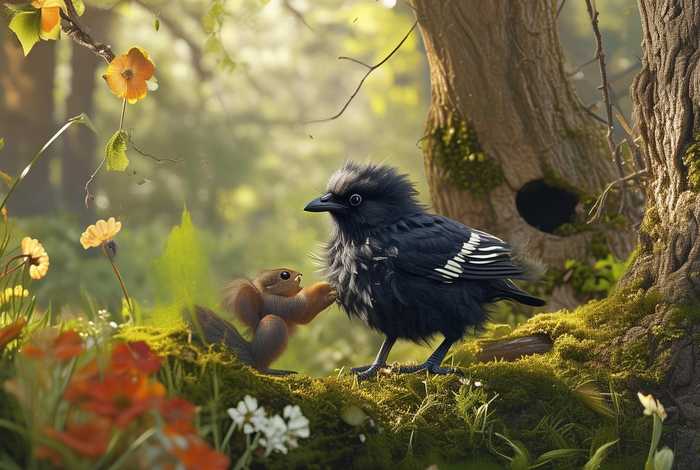 儿童故事版乌鸦 乌鸦的幼儿故事