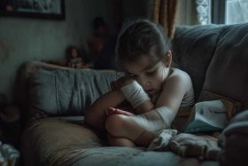 儿童家暴真实故事 - 儿童家暴后伤的图片