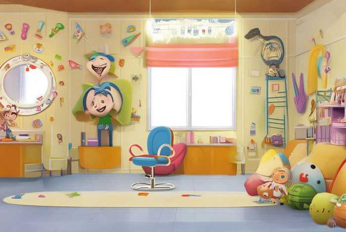 儿童故事理发店，幼儿园故事理发店