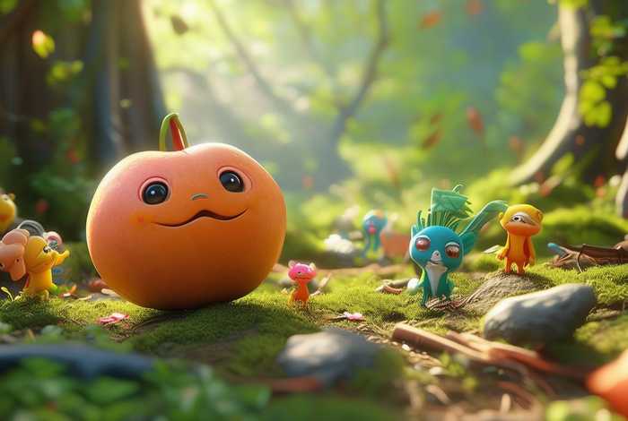 儿童故事怪桃,幼儿怪物故事 儿童故事怪桃,幼儿怪物故事