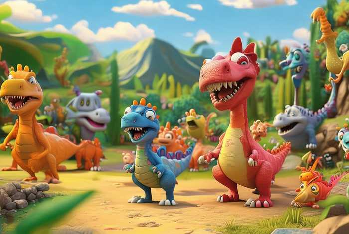 儿童故事动画版恐龙；经典动画片大全集少儿恐龙的故事