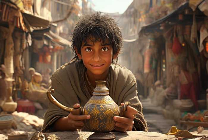 儿童故事阿拉丁的故事；给我讲个阿拉丁的故事