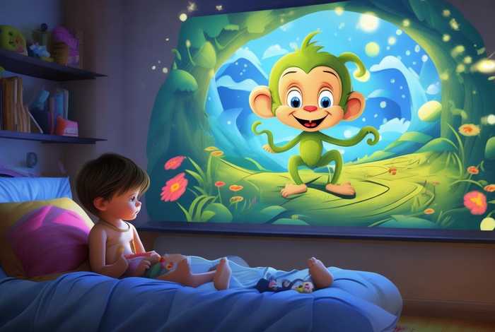 儿童视频睡前故事全集小猴子；幼儿睡前故事视频大全小猴子下山