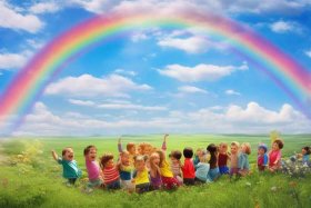 儿童彩虹的故事（幼儿彩虹的故事）
