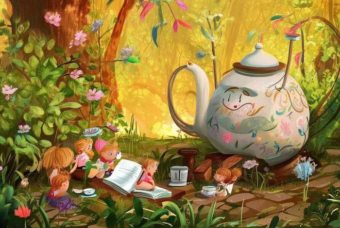 儿童茶壶的故事 - 茶壶的绘本故事