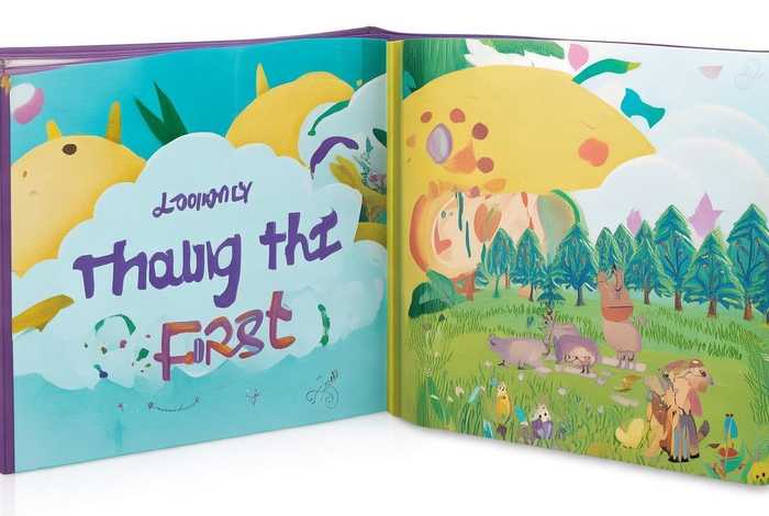 儿童绘本介绍 - 儿童绘本介绍封面 环衬 扉页正文 封底