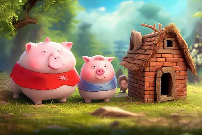 儿童讲故事 三只小猪 - 幼儿讲三只小猪故事视频