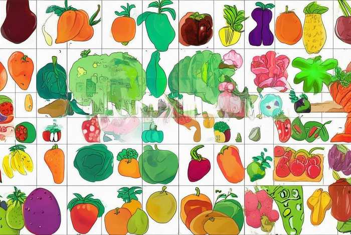 儿童蔬菜水果简笔画 100种蔬菜水果简笔画 儿童绘画