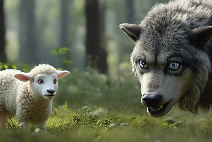 儿童故事大灰狼和小羊的故事；讲故事大灰狼和小羊的故事