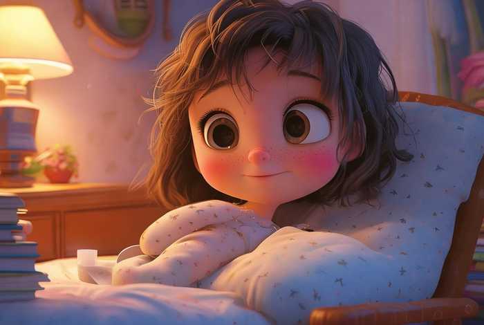 儿童睡前小故事懒惰的姑娘，睡前小故事懒惰女孩