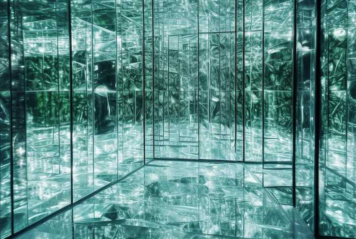 mirrored - mirrored glass