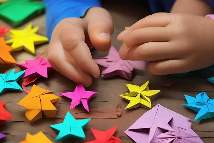 儿童手工折星星、儿童手工折星星怎么折