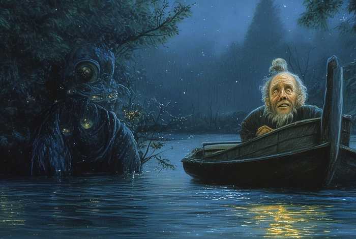 儿童故事船夫与水鬼；船夫与魔鬼的故事