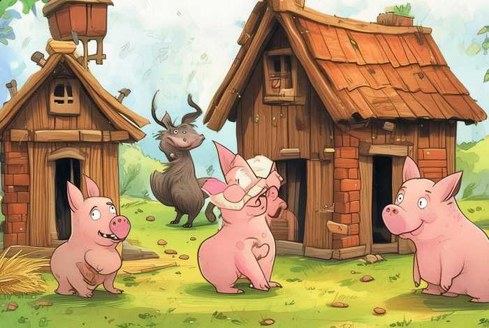 儿童三只小猪故事（小儿故事视频三只小猪）