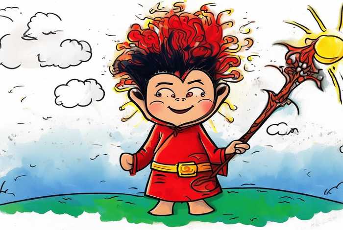 儿童画简笔画、孙悟空儿童画简笔画