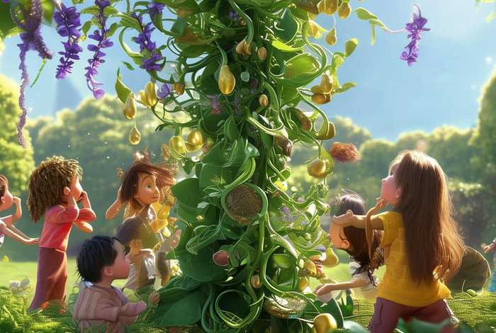 儿童经典故事魔法豆子 - 魔法豆子的故事