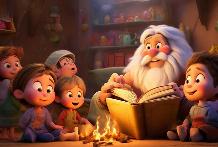 儿童故事时间，幼儿故事时间