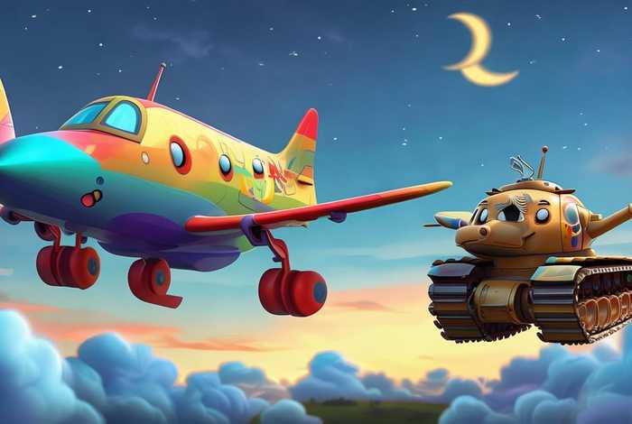 儿童睡前故事飞机坦克、飞机故事幼儿睡前故事文字