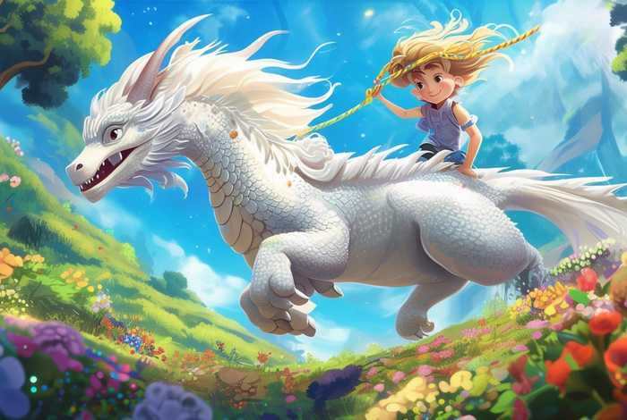 儿童故事白龙马动画片，动画片少儿白龙马