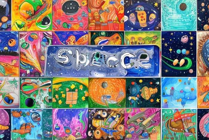 儿童航天画图片 儿童航天画图片大全