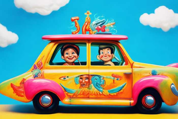 儿童出租车简笔画图片 儿童出租车简笔画图片彩色