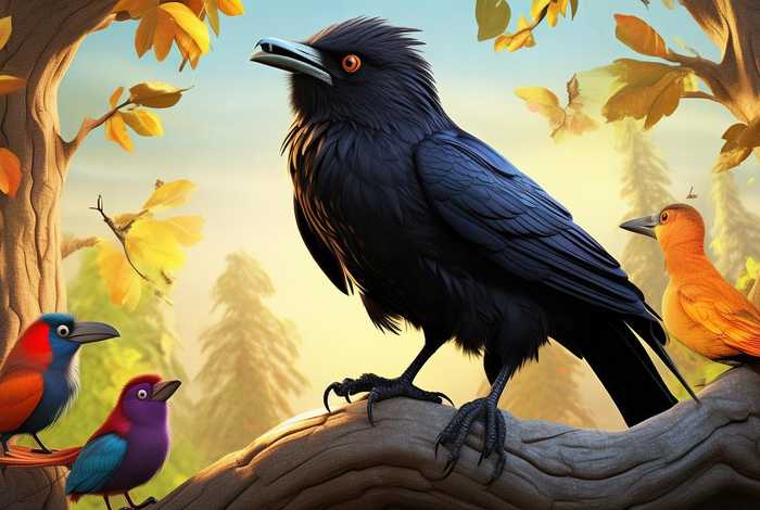 儿童故事乌鸦先生 - 乌鸦先生的故事
