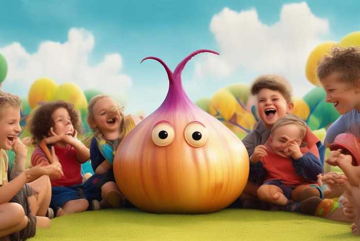 儿童很好笑的搞笑故事、搞笑的洋葱的儿童故事