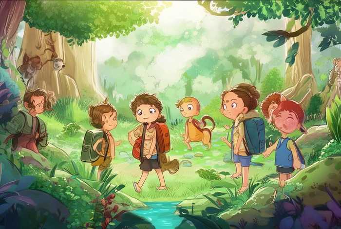 儿童森林探险故事 森林的探险家幼儿故事